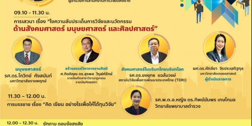 สัมมนาออนไลน์ หลักสูตร พิธีเปิด NRCT Open House 2021 : ด้านสังคมและความมั่นคง